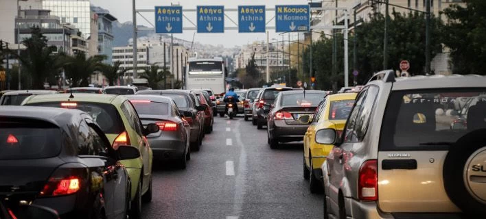 Χάος στους δρόμους της Αττικής – Που υπάρχει μποτιλιάρισμα (χάρτης)